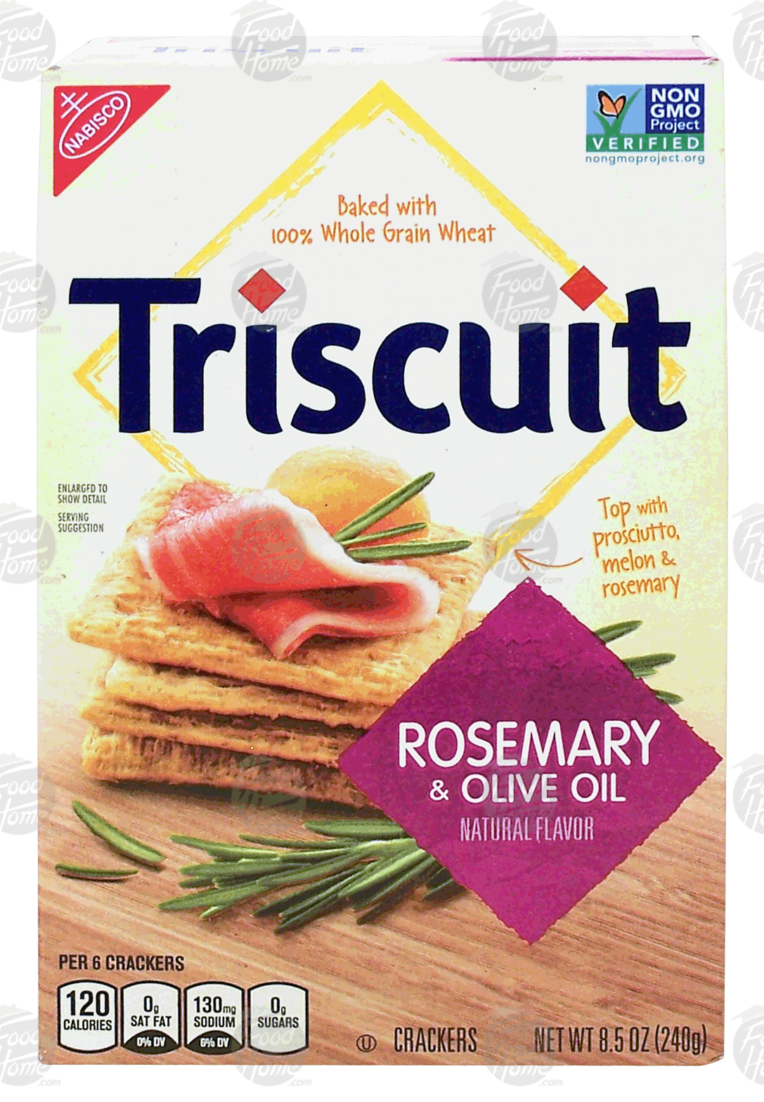 Nabisco Triscuit rosemary & olive oil flavor crackers Full-Size Picture